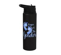 Keeper Of The Gender Reveal Baby Party Stainless Steel Insulated Water Bottle