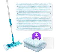 KEEPOW 2 Housse de Rechange pour Leifheit Clean Twist M/Combi M Micro Duo | Microfibre, Housse de Rechange Réutilisable, Pour Tous sols, Haute Absorption