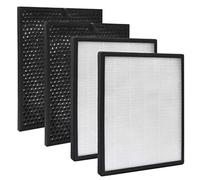 KEEPOW 2 set HEPA Filtres de Remplacement pour LEVOIT LV-PUR131 | et LV-PUR131S, 3-en-1 Pré-Filtre pour Purificateur d'Air, Filtres LV-PUR131-RF à Charbon Actif