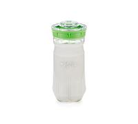 Kefirko Bocal de Fermentation | L'ensemble idéal pour préparer du Kéfir de Lait ou du Kéfir d'eau à la Maison | Fermenteur-germinateur Maison + livret de Recettes | 1.4l | sans BPA | (Vert)