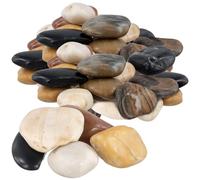 KEILEOHO Cailloux Jardin Exterieur 5 kg, 4 à 6 cm, pierres naturelles pour le jardin, Galets Décoratifs de rivière pour plantes d'intérieur, terrarium, gravier, vase Fillers
