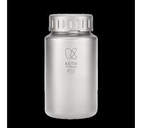 Keith Bouteille d'eau en titane de 0,9 L/1,2 L pour sports de plein air grande capacité avec couvercle 0,9 l