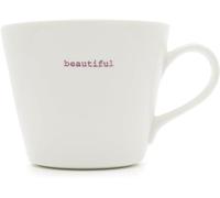 Keith Brymer Jones - Gamme Word - Tasse standard en céramique - Coffret cadeau - Beau - 350 ml