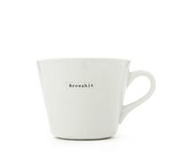 Keith Brymer Jones - **Rude** Gamme Word - Tasse standard en céramique blanche - Brexshit - 350 ml - Boîte cadeau