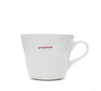 Keith Brymer Jones Word Range Mug' Gorgeous 'Seau, 0,35 l, Blanc