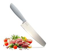 Keith Couteau de Cuisine Titanium avec Étui, Ti8743, Couteau Ultraléger en Titane pour Cuisine, Camping, Randonnée, Bivouac, Découpe Précise de Viandes, Fruits & Légumes (38.0x8.0x2.3 cm)