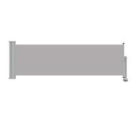 Keketa Store latéral extensible - Brise-vue - Store latéral - Store mural - Brise-vue - Protection contre le vent - Pour balcon, jardin et terrasse - 80 x 300 cm - Gris