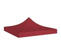 Keketa Toit de rechange pour tonnelle - Résistant aux UV et à l'eau - 3 x 3 m - Bordeaux 270 g/m²