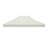 Keketa Toit de rechange pour tonnelle - Résistant aux UV et à l'eau - 4 x 3 m - Crème 270 g/m²