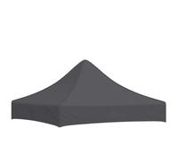 Keketa Toit de rechange pour tonnelle, tente de réception - Toit de rechange pour tonnelle, tente de jardin, chapiteau, bâche de tonnelle, résistante aux UV et à l'eau, 2 x 2 m, anthracite, 270 g/m²