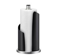 Kela Support pour essuie-tout Stella 11200 métal brillant 15x15x32 cm noir