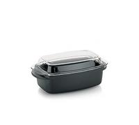 Kela 15152 cocotte à braiser rectangulaire, fonte d'aluminium compatible induction, contenance 4,5 litres, 'kerros'