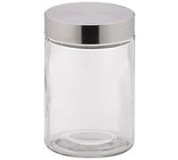 Kela 17869 Set boîtes hermétique Bera 1,2l en Verre/Acier Inoxydable, Transparent/Argent, 11 x 11 x 17 cm