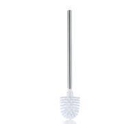 Kela 20146 balai brosse WC 'La Brosse', acier inoxydable mat, brosse blanche