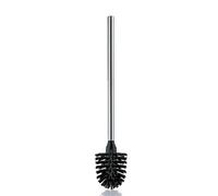 Kela 20147 balai brosse WC 'La Brosse', acier inoxydable mat, brosse noire