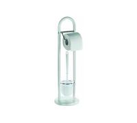 Kela 20975 set wc support papier toilette + brosse, métal mat blanc, 'linda'