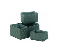 KELA 21783 SET CORBEILLES RIMOSSA 5 PIECES GRIS