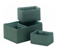 KELA 21783 SET CORBEILLES RIMOSSA 5 PIÈCES GRIS Gris G