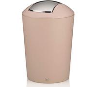 kela 22769 Poubelle cosmétique Marta 5L en Plastique crème, 19,5 x 19,5 x 29 cm