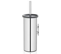 kela 23162 Kit d'ensemble pour WC, Support Papier Toilette et Brosse, Gris Foncé, 38cm 11,5cmØ