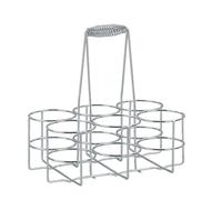 Kela 49880 Loop Porte-bouteille Métal Argent 31 x 31 x 21 cm