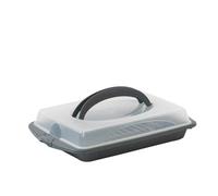Kela Boîte Alimentaire de Transport, Deli, Plastique, 45x30 cm, 12172, Gris opale