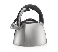 Kela Bouilloire Vitus 2,4 L inox – induction, ouverture sécurisée bouton‑poussoir, argent