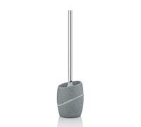 Kela Brosse à WC Talus – ensemble avec réservoir 45 cm, tête interchangeable, manche INOX, gris