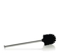 kela Brosse WC avec manche en acier inoxydable 35,5 cm LIMBIO, brosse WC pour porte-brosse de 8,5 cm, acier inoxydable 18/10 brillant, noir