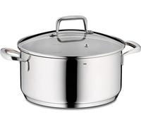 KELA Casserole en acier inoxydable avec couvercle 18/10 FLAVORIA 24 cm KL-10173