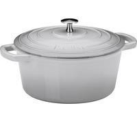 Kela Cocotte 24 cm ronde 3,8 litres gris beige Calido Guseisen 12606