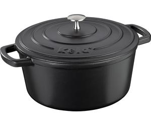 Kela Cocotte 26 cm ronde 4,6 litres Calido fonte noire 12472
