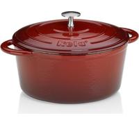 KELA Cocotte Calido 4 litres 11,5cm Ø24cm rouge/beige
