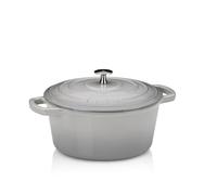 Kela Cocotte 24 cm ronde 3,8 litres gris beige Calido Guseisen 12606