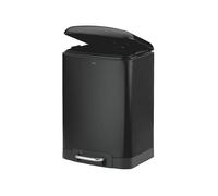 KELA Corbeille à papier Davin 12 l noir KL-10922
