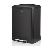 KELA Corbeille à papier Davino noir 24l KL-10944
