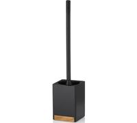 Kela Cube brosse wc posé noir-marron 23690