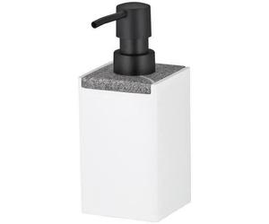 KELA Distributeur à savon cube - Blanc pierre