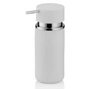 kela Distributeur de Savon 300 ML per, Distributeur de Savon Blanc Céramique, Surface antidérapante, Flacon Pompe, Distributeur de Liquide Vaisselle, Mat
