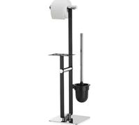 KELA Ensemble WC Sirius en métal chromé KL-24301