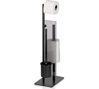 kela Garniture de WC 71 cm Style métal noir plastique 22499