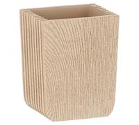 Kela - Gobelet Kaiu en Résine Beige - Rustique - Accessoire - Set de Rangement pour Salle de Bain