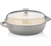 KELA Hluboká pánev litinová CALIDO 28 cm 3,8 l šedá KL-12614