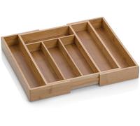Kela Kalma organisateur de couverts 33x28x5 cm marron 12012