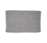 kela Marie Tapis de Bain antidérapant 70 x 120 x 2 cm - Gris - Lavable - Polyester recy t Coton - Structure tricotée