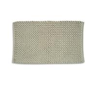 kela Marie Tapis de Bain antidérapant 70 x 120 x 2 cm Taupe Lavable en Polyester et Coton recy vec Structure tricotée