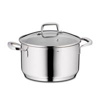 kela Marmite à viande 20 cm FLAVORIA, Marmite à induction 3,2 L, Couvercle en verre avec soupape d'échappement de la vapeur, graduation intérieure, Grande marmite, sans revêtement