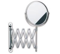 Kela Miroir cosmétique mural Avita 18,5 x 18,5 cm arrondi argenté 20847