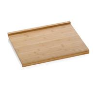 kela Planche à découper avec rebords 48 x 38 x 1,8 cm KIANA, Planche à pâtisserie en bambou grande, réversible, planche à découper en bois, support de cuisson