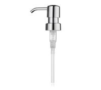 kela Pompe distributrice de Savon Tara, Pompe distributrice de Savon de Rechange, Plastique ABS chromé, Argent Brillant